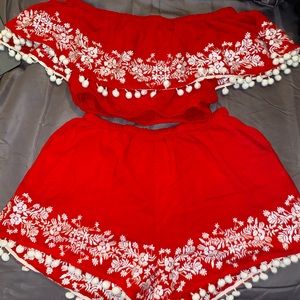 Show Me Your MuMu Crop Top/Short Set